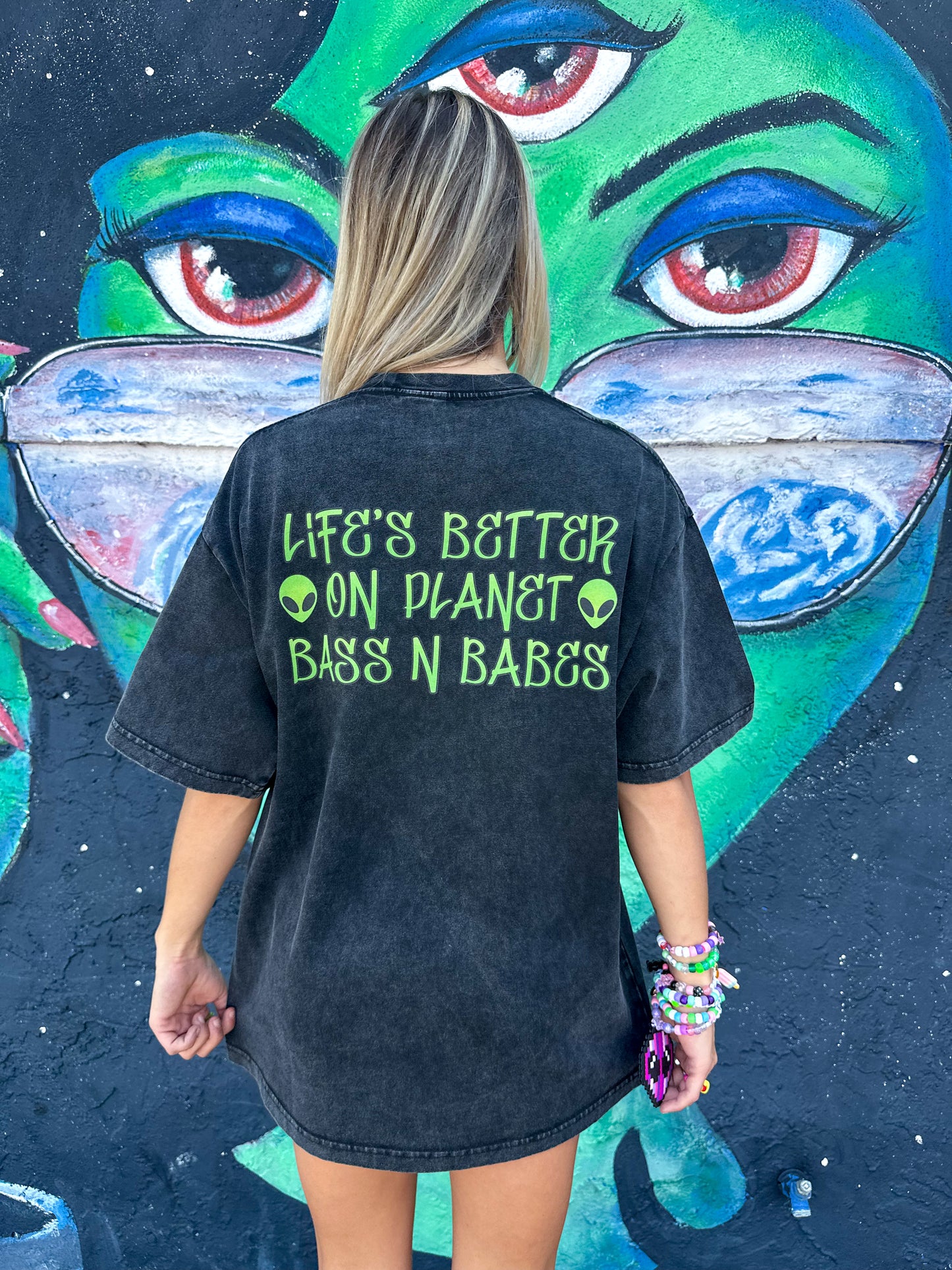 Take Me To The Wubz Acid Wash T-Shirt