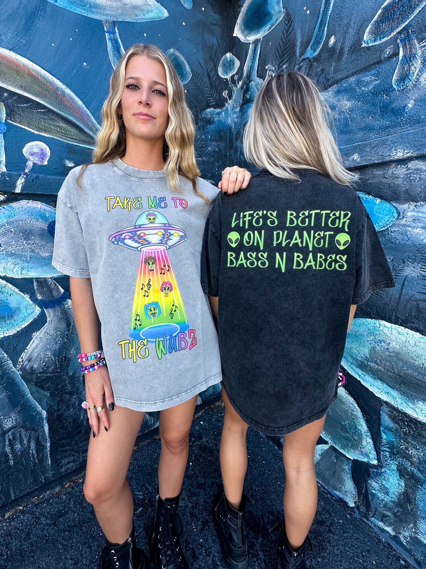 Take Me To The Wubz Acid Wash T-shirt