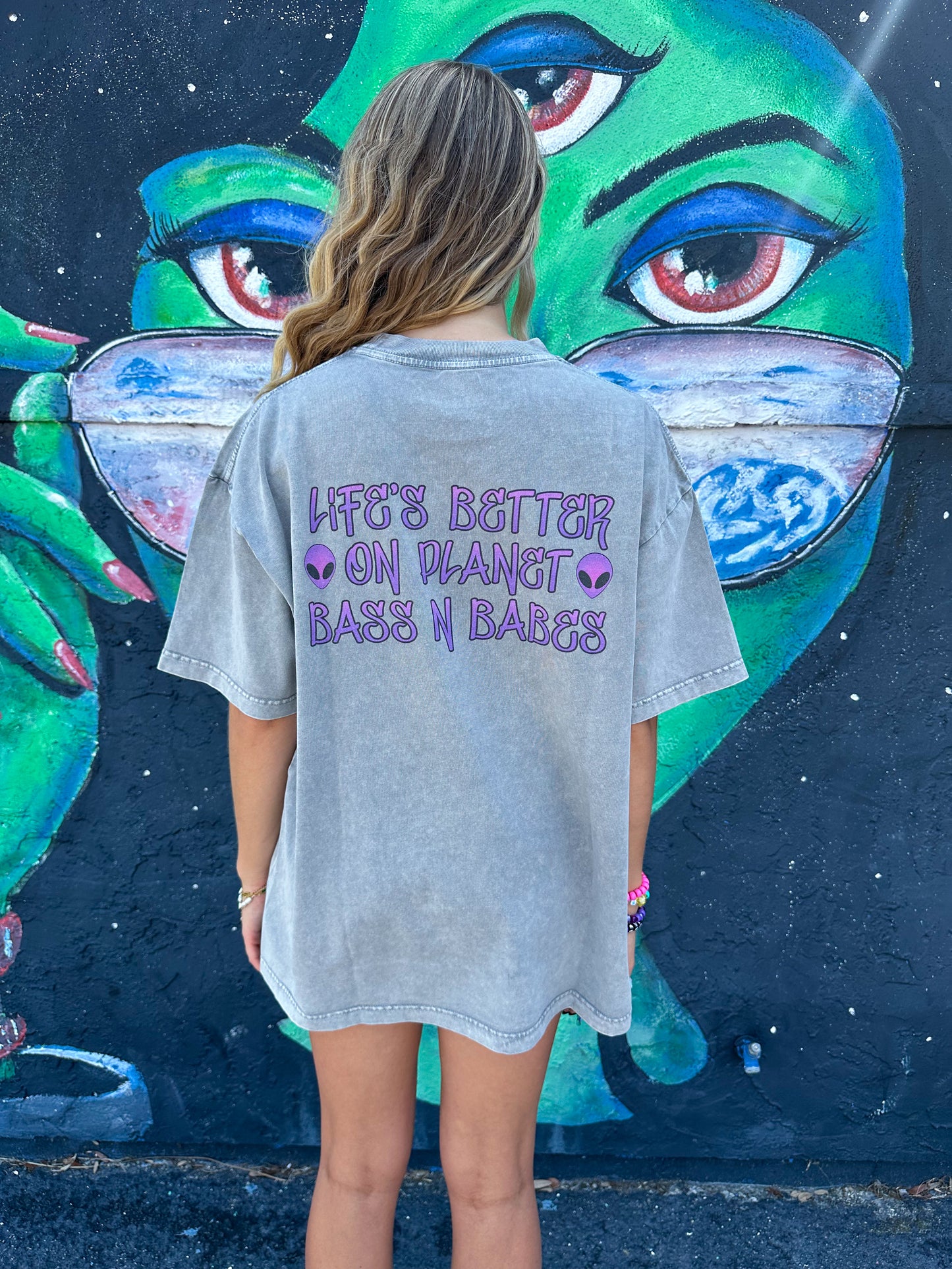 Take Me To The Wubz Acid Wash T-shirt