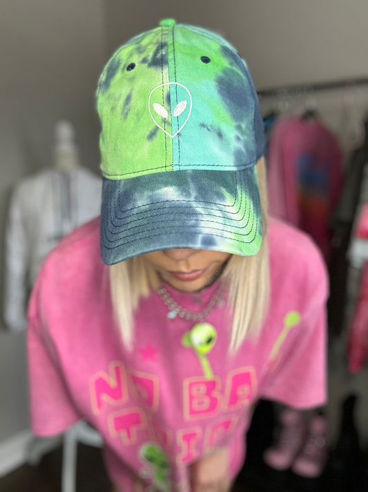 Alien Tie Die Dad Hat