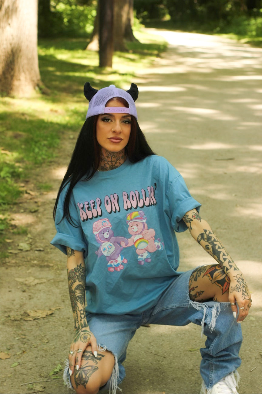 'Keep On Rollin' Oversized Unisex T-shirt