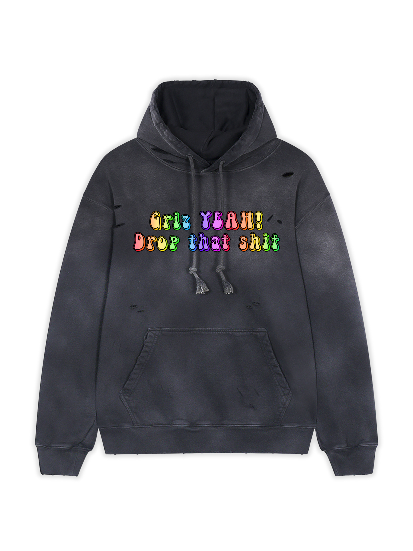 Griz Distressed Hoodie