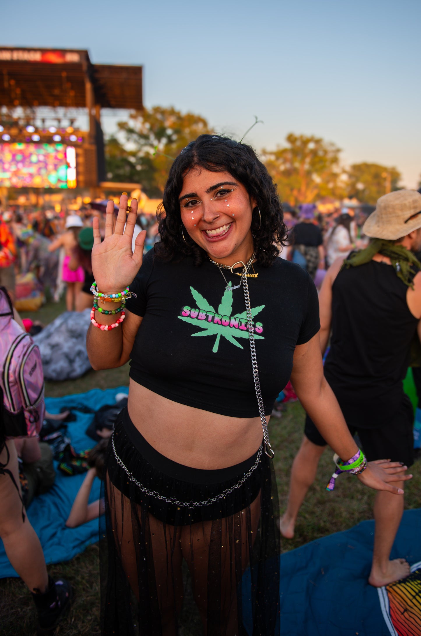 Subtronics Women's Fitted Crop Top