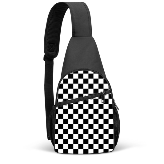 Checkered Cross Body Bag