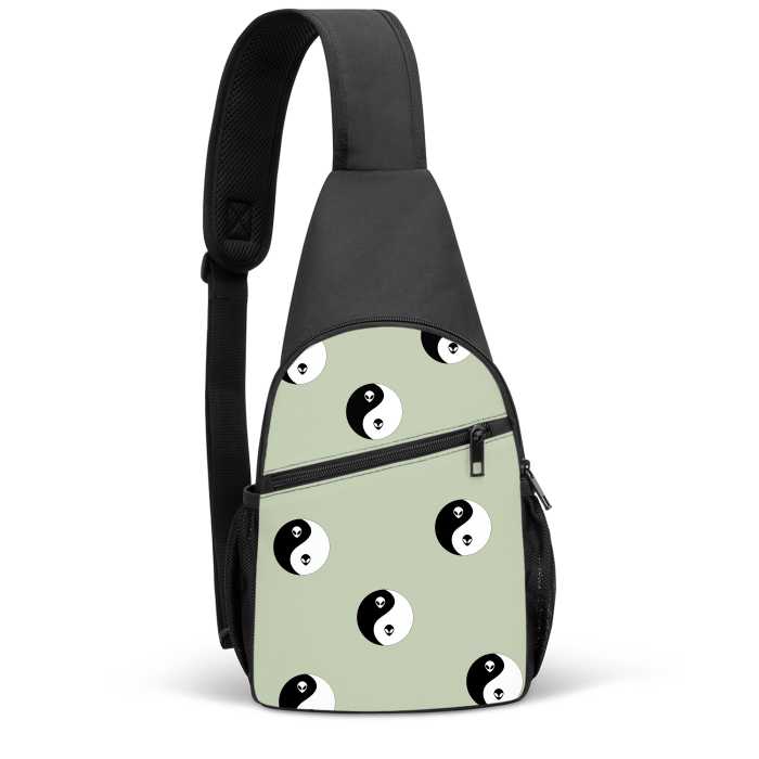 Alien Yin Yang Cross Body Bag