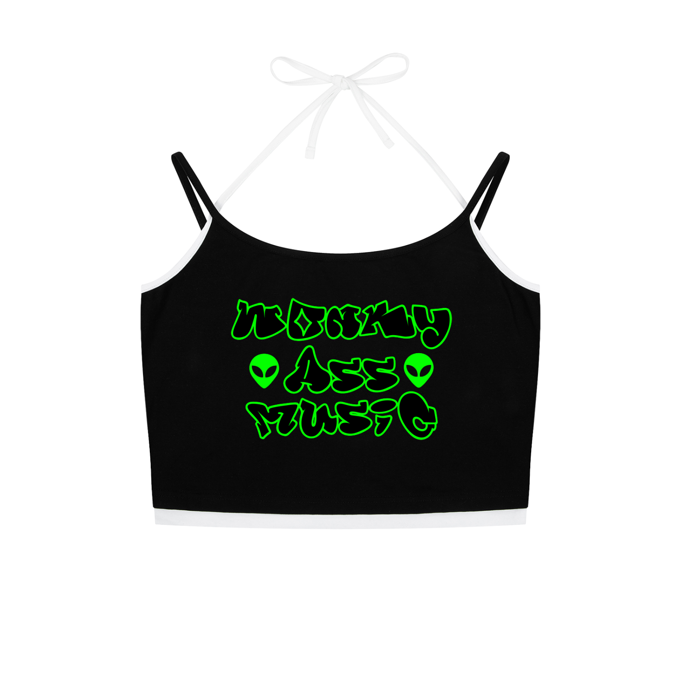 Wonky Ass Music Cropped Tank Top