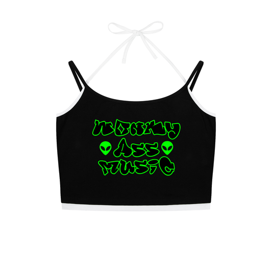 Wonky Ass Music Cropped Tank Top