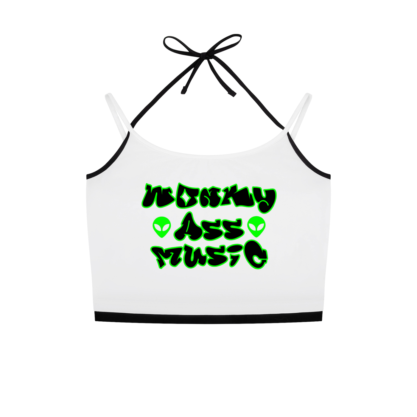Wonky Ass Music Cropped Tank Top