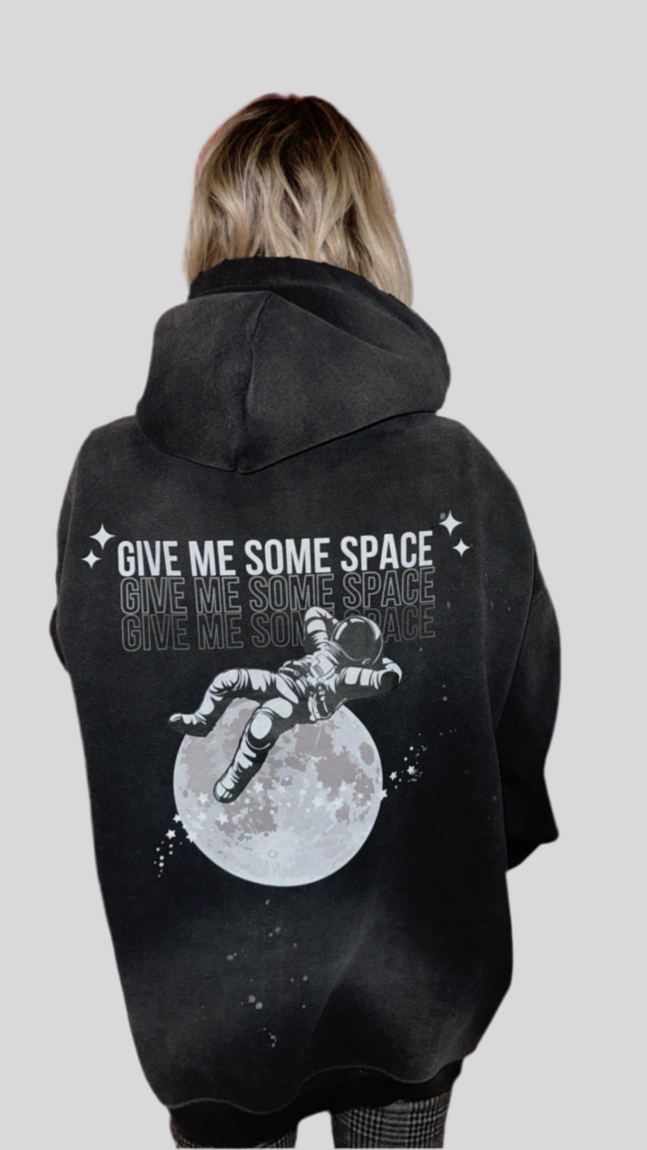 Give Me Some Space Snow Wash Hoodie