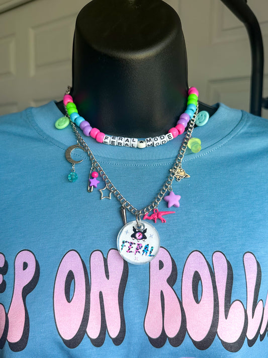 Feral Mode Kandi Necklace