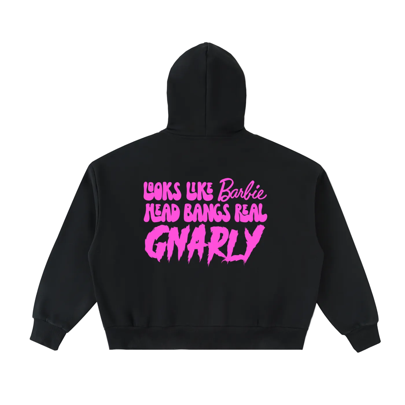 Gnarly Barbie Zip Up Hoodie