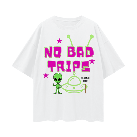 'No Bad Trips' Oversized T-Shirt