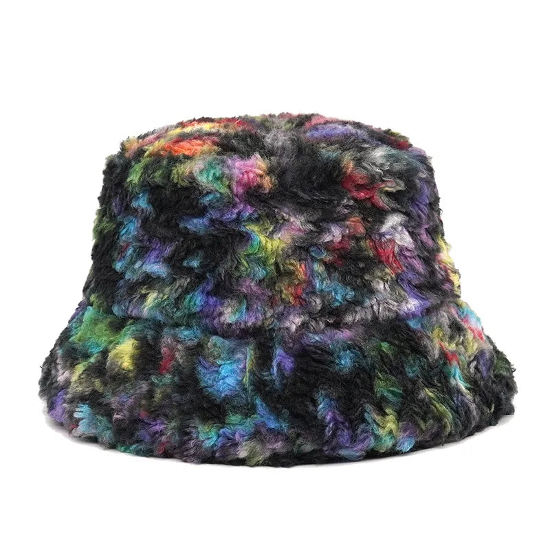 Faux Fur Adjustable Bucket Hats