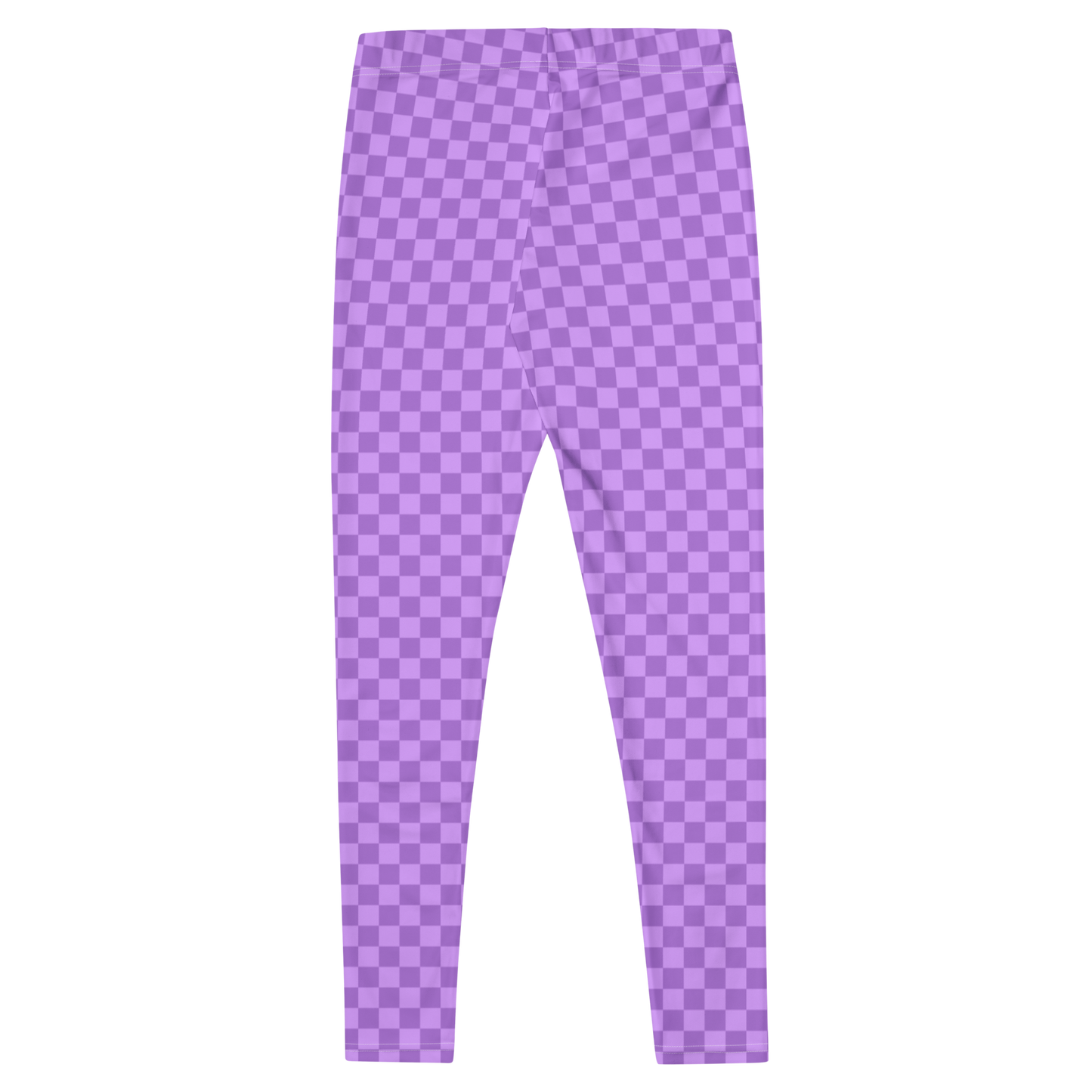 Purple Checkered Unisex Leggings