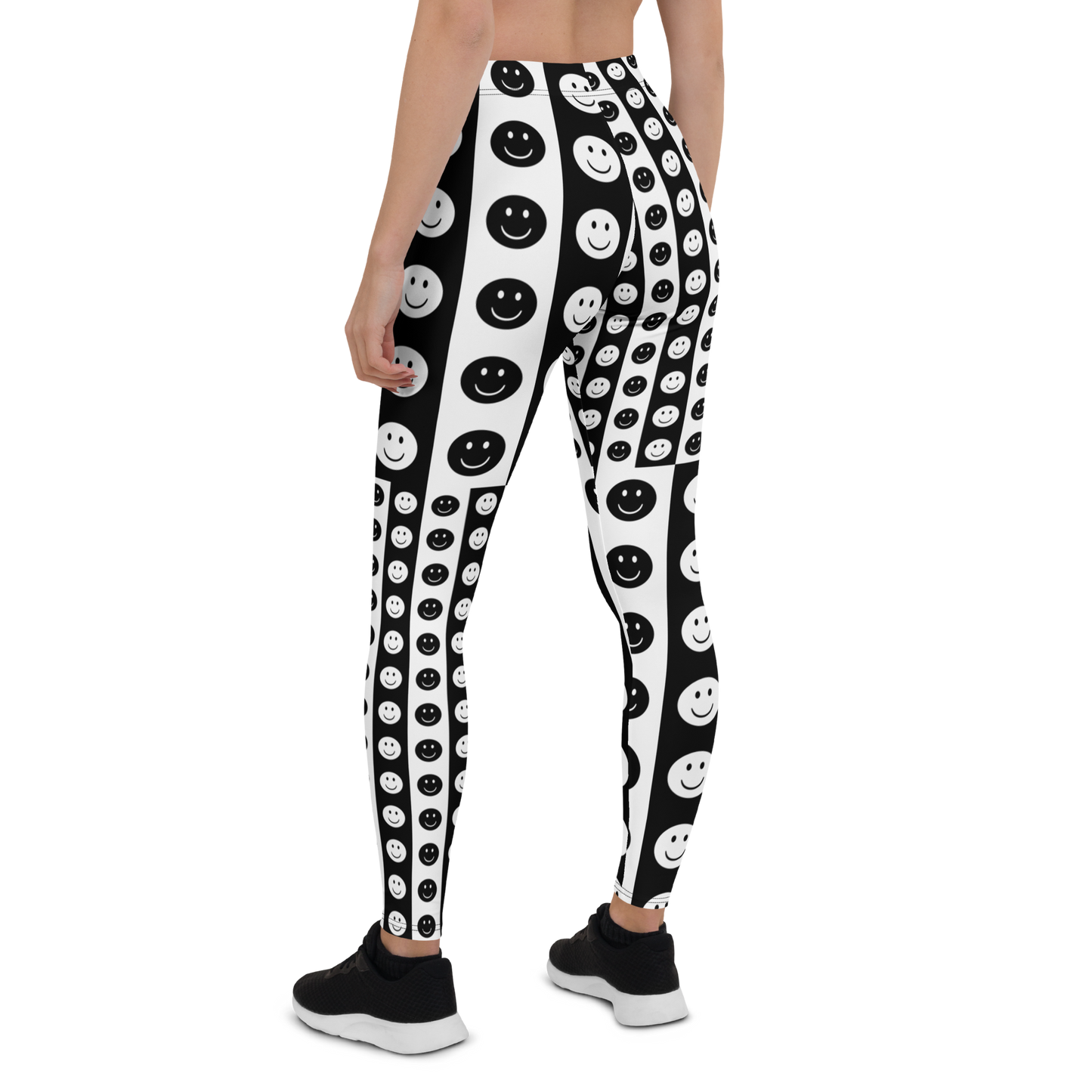 Smiley Face Checkered Leggings