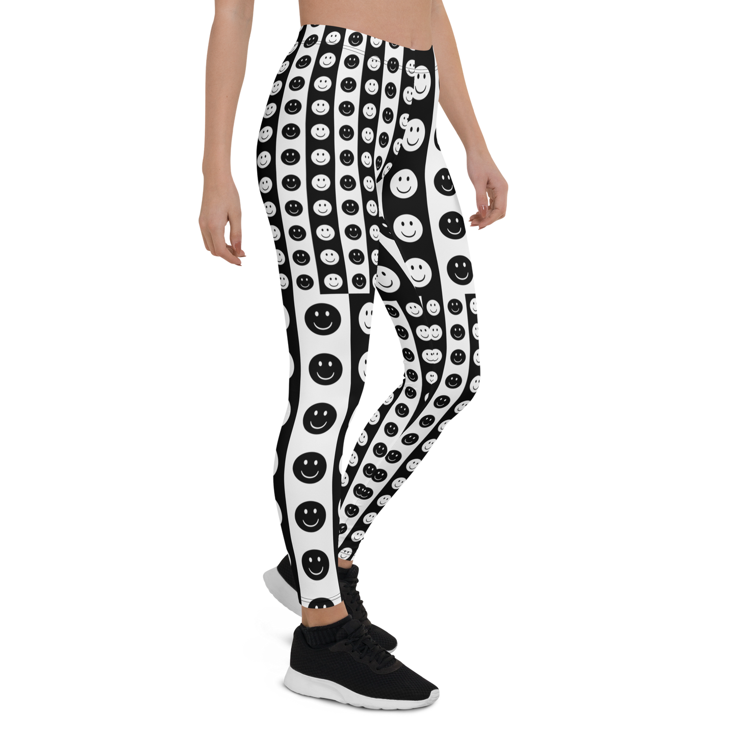 Smiley Face Checkered Leggings