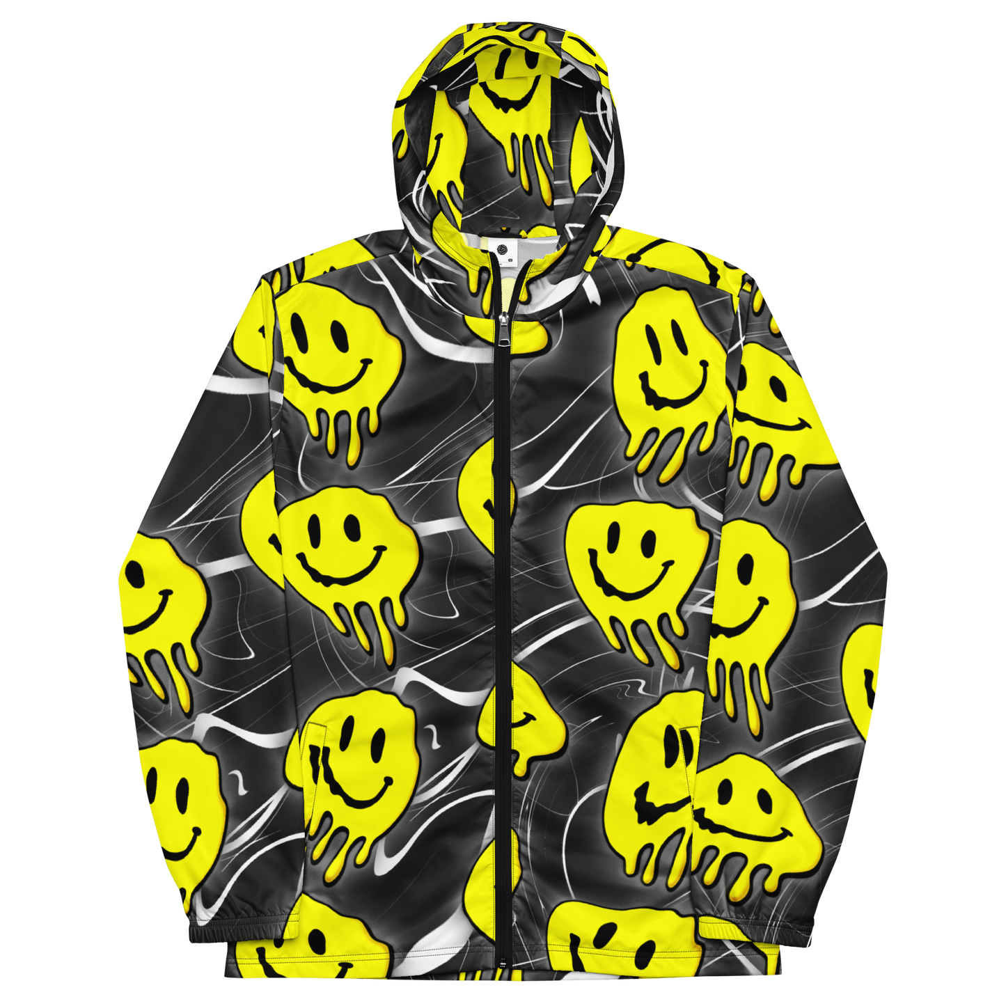 Drippy Smiley Face Men's Windbreaker