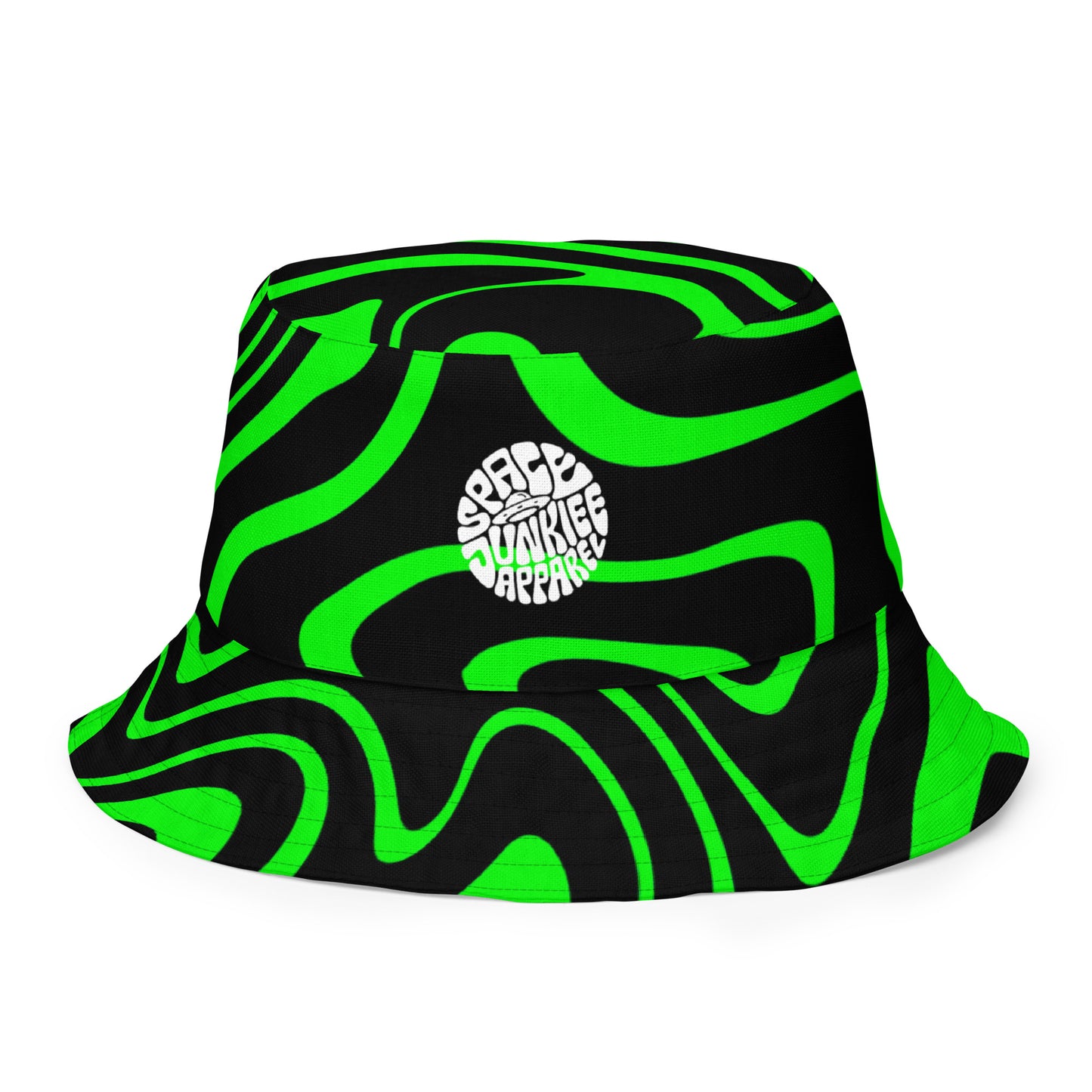 Wavy Reversible Bucket Hat