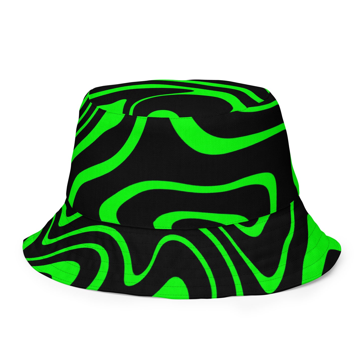 Wavy Reversible Bucket Hat