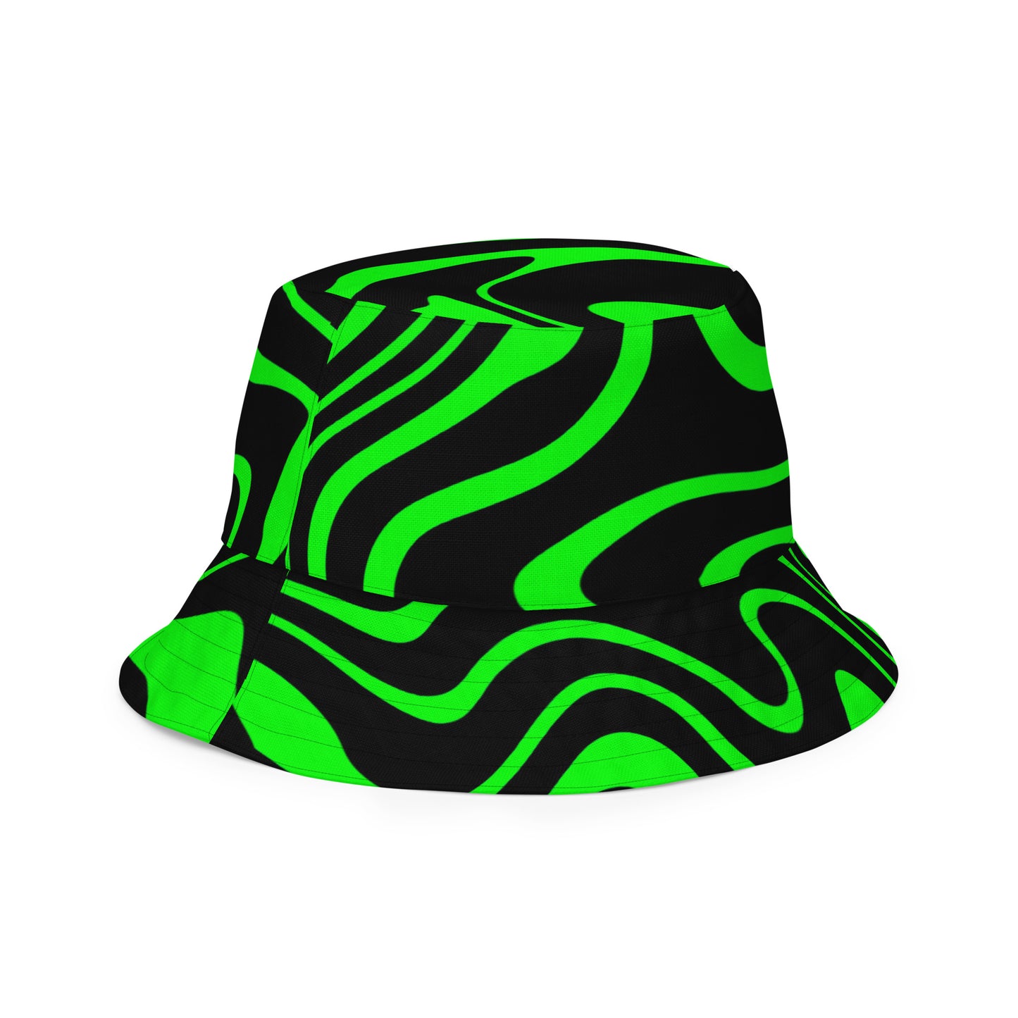 Wavy Reversible Bucket Hat