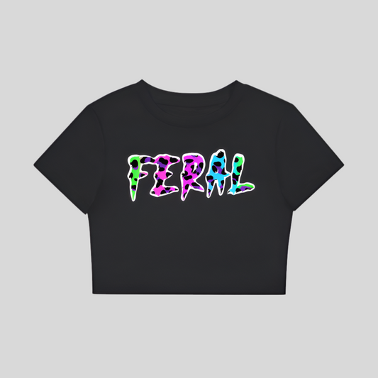 fitted rave crop top stretch cotton festival outfit