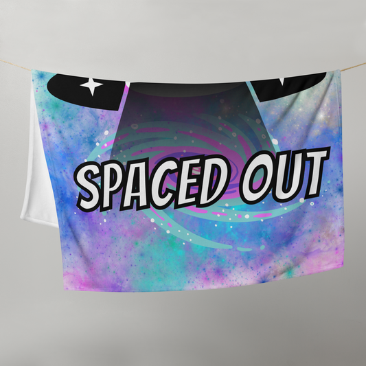 Spaced Out Throw Blanket