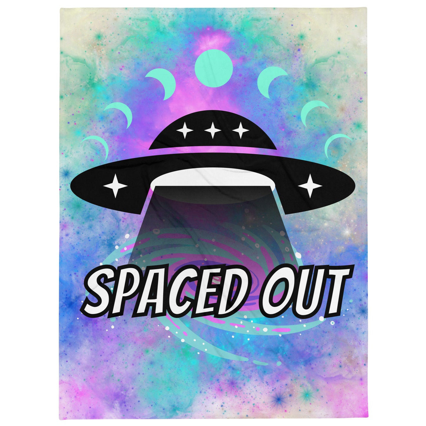 Spaced Out Throw Blanket